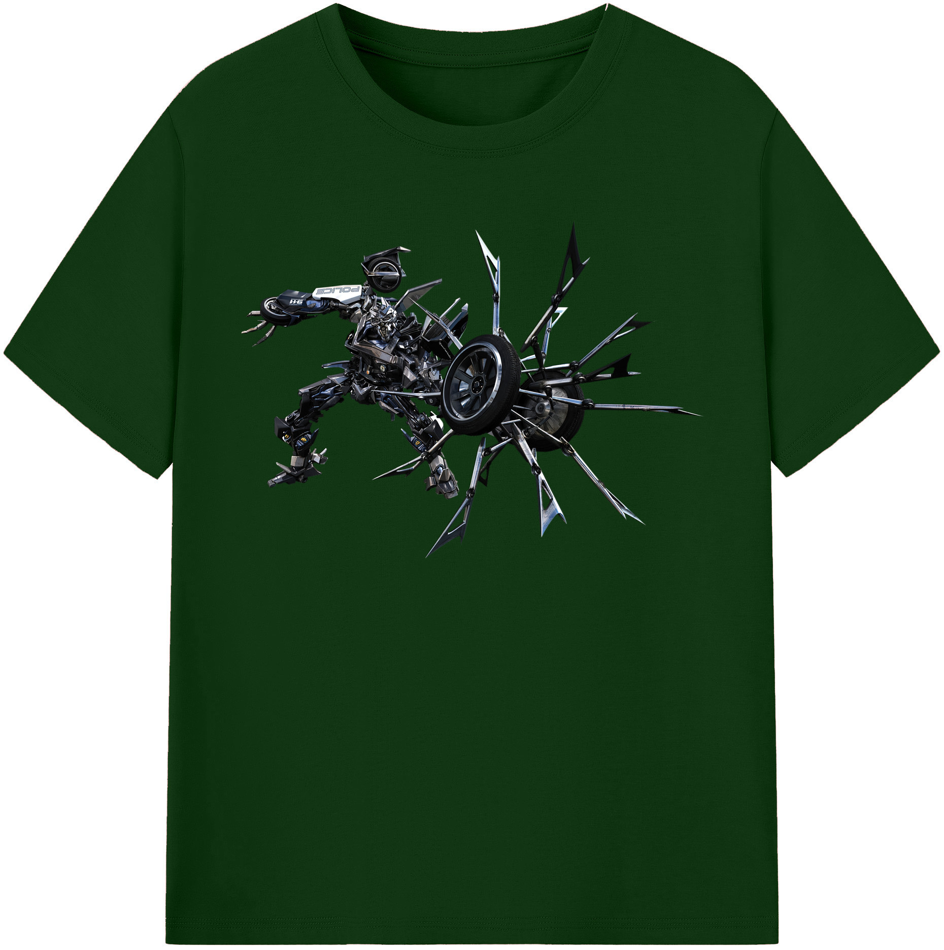 （画像用）  綿100％半袖Tシャツ（フロントプリント）